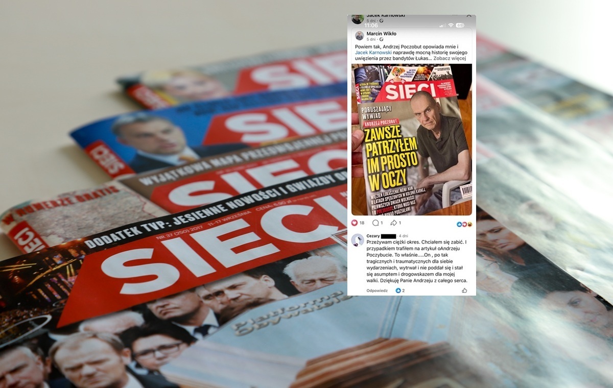 Poruszające! Słowa Poczobuta z Sieci odwiodły go od najgorszego