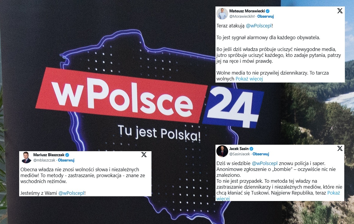 Politycy PiS stają w obronie telewizji wPolsce24