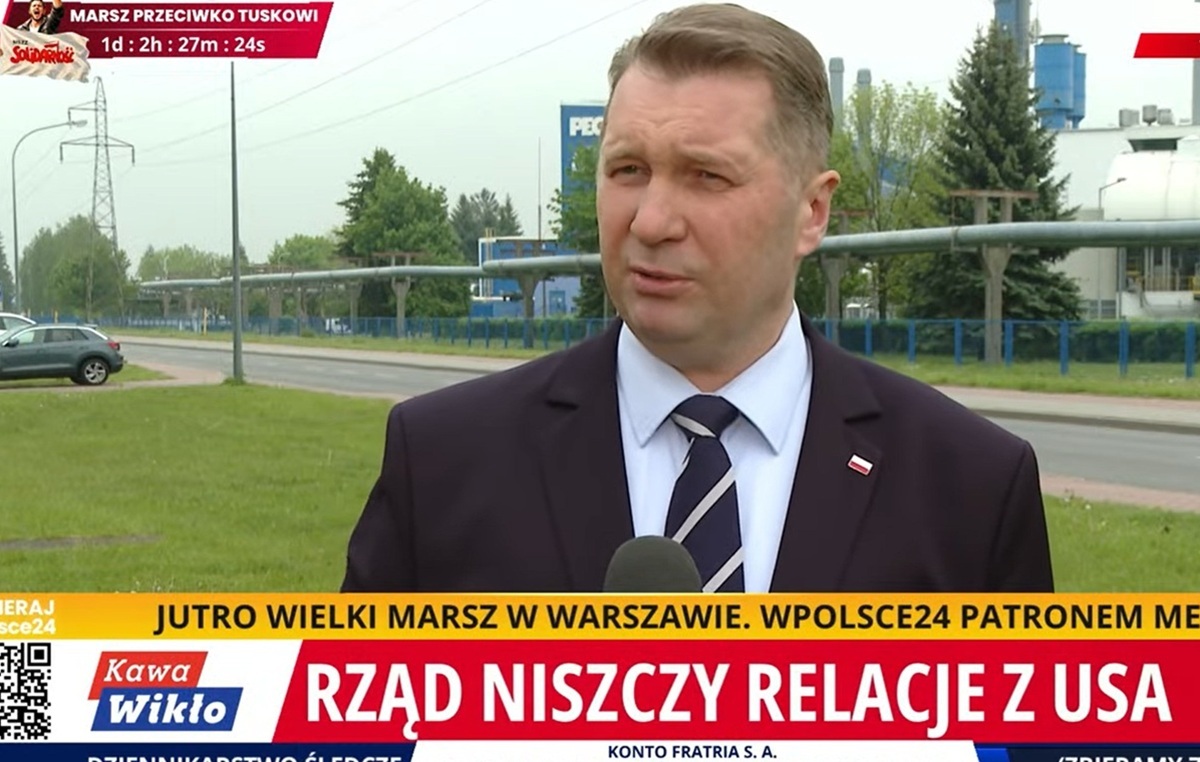 Policja w telewizji wPolsce24! Czarnek: Chamski atak Tuska
