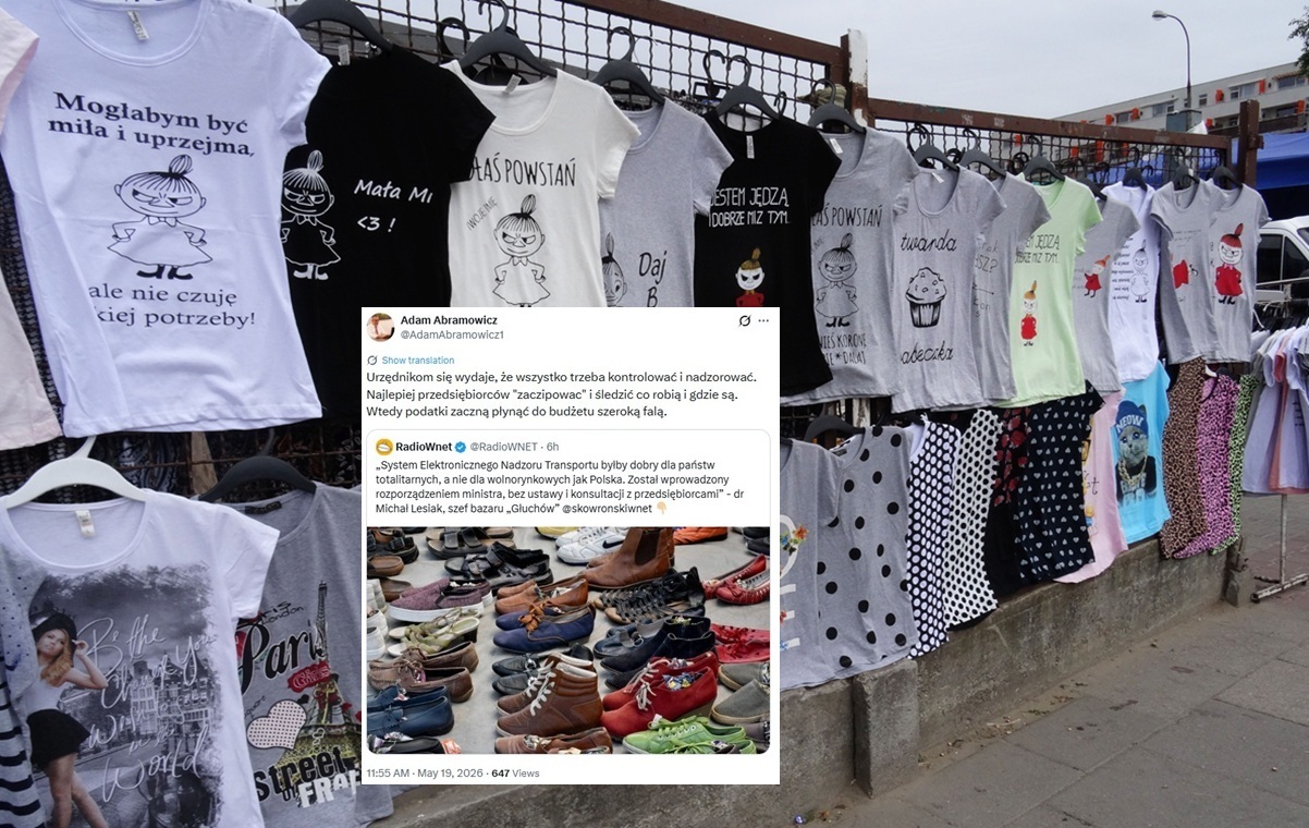 Rząd z kosmosu śledzi handel na bazarach! "Najlepiej zaczipować"