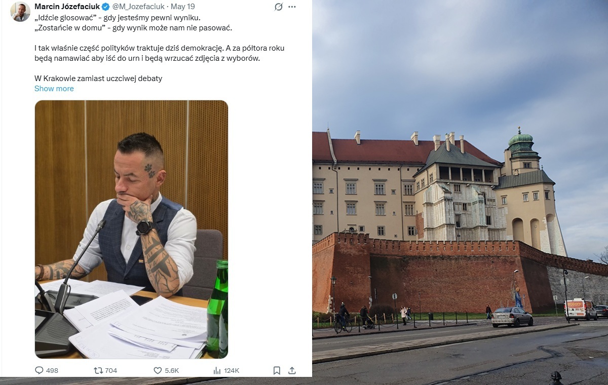 Referendum w Krakowie. Józefaciuk mocno o "demokratach"
