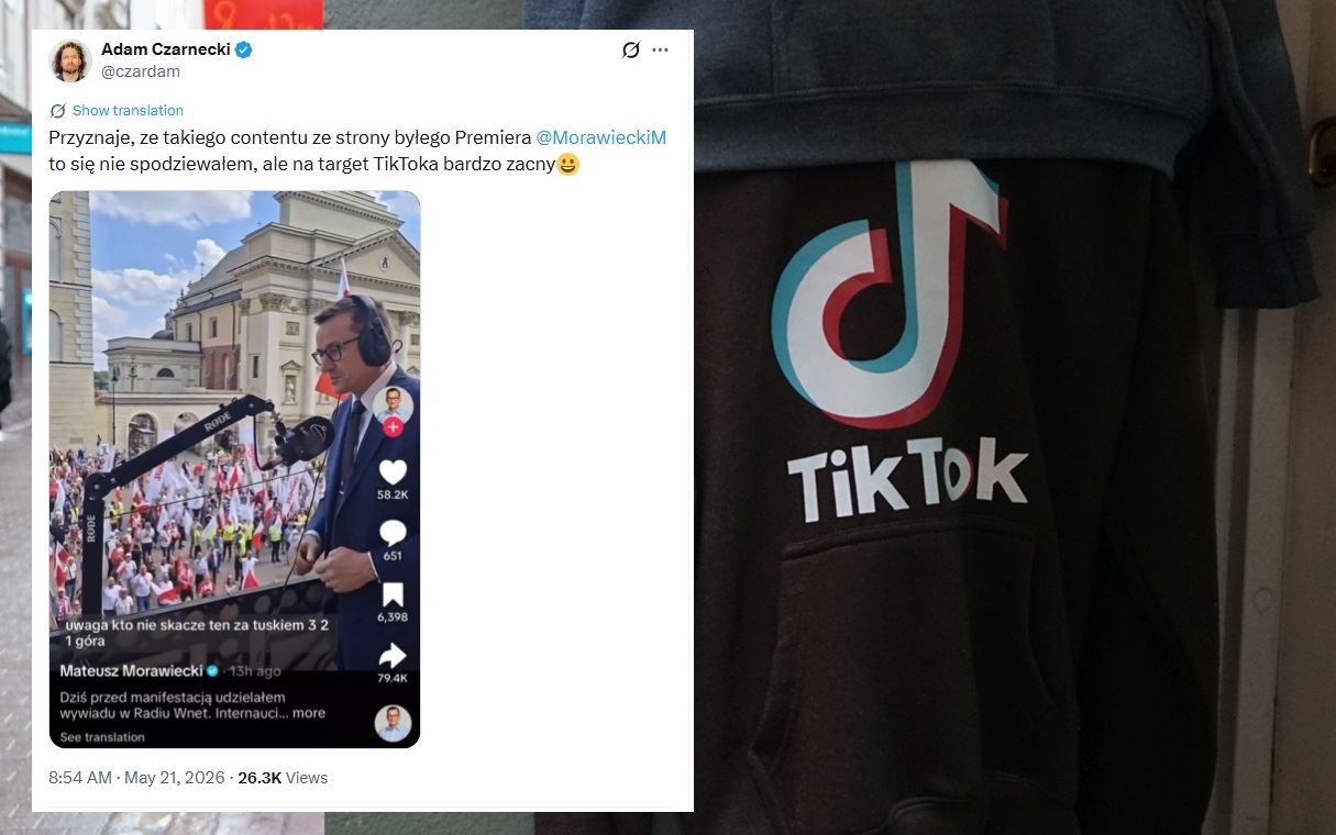 Morawiecki "didżejem"? Zabawna przeróbka podbija Tik Toka