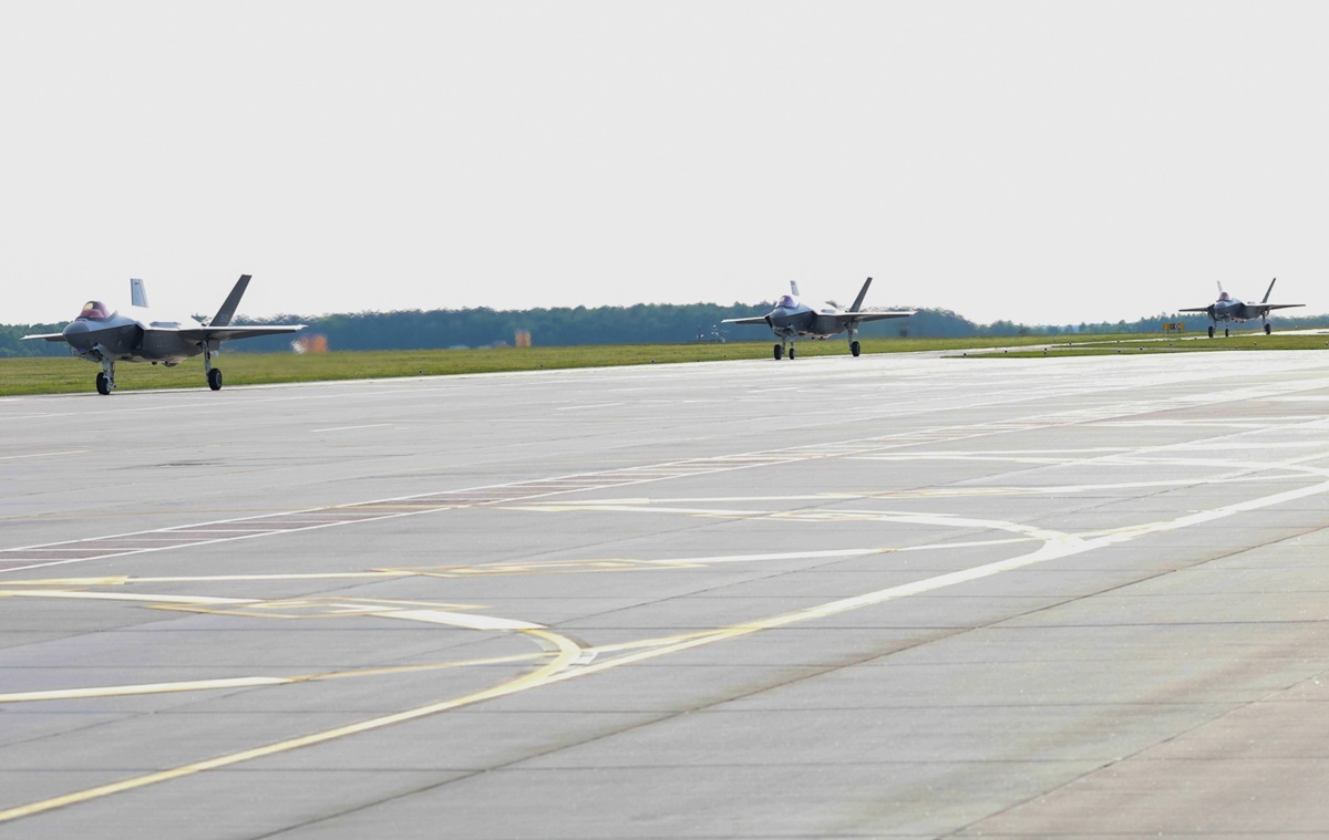 Pierwsze F-35 powitane w Polsce! Nie było ojca sukcesu