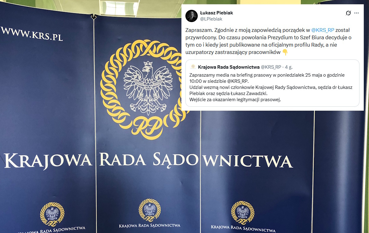 Konto KRS odbite! "Uzurpatorzy zastraszali pracowników"
