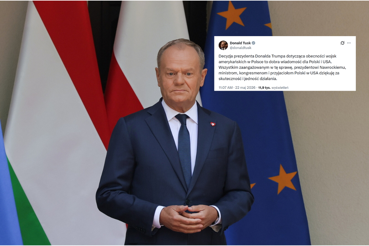 Tusk upokorzony przez Trumpa. Po 12 godzinach zabrał głos