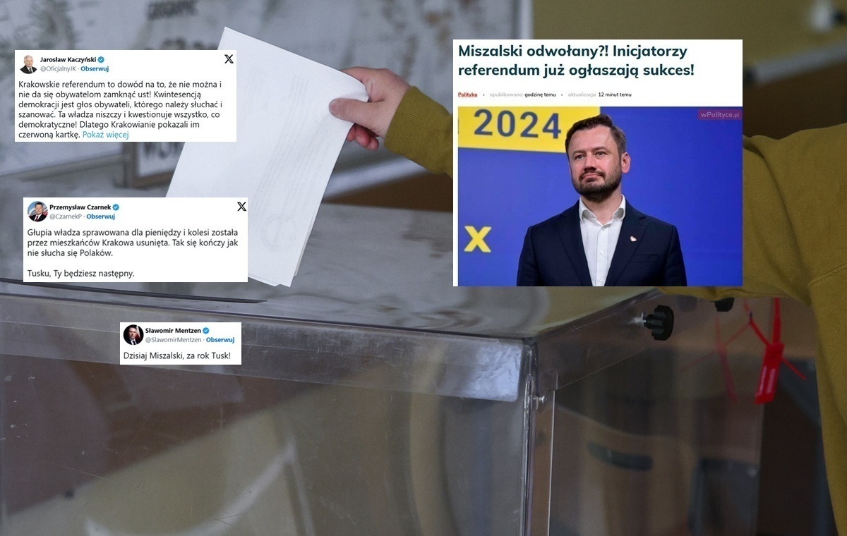 Politycy prawicy gratulują Krakowianom! "Za rok Tusk!"
