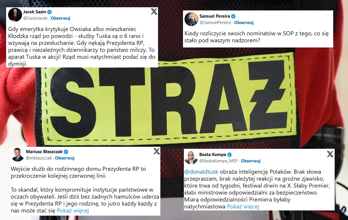 Burza po siłowym wejściu do mieszkania rodziny prezydenta!