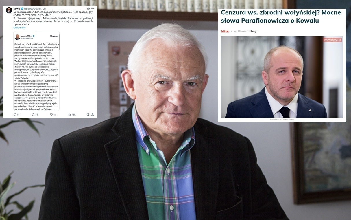 Miller i Kowal kłócą się o ekshumacje w Puźnikach