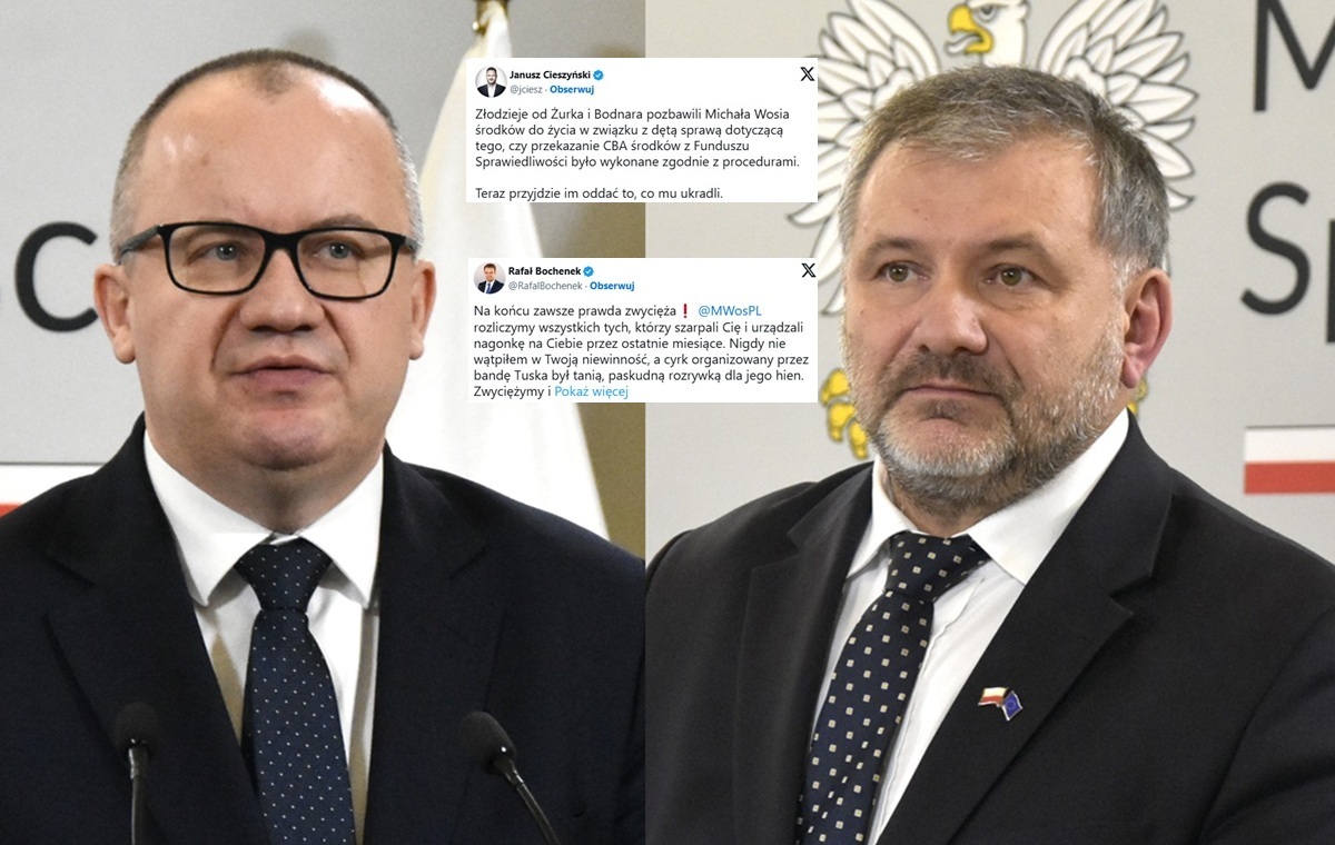 "Złodzieje od Żurka i Bodnara". Kiedy oddadzą kasę Wosiowi?