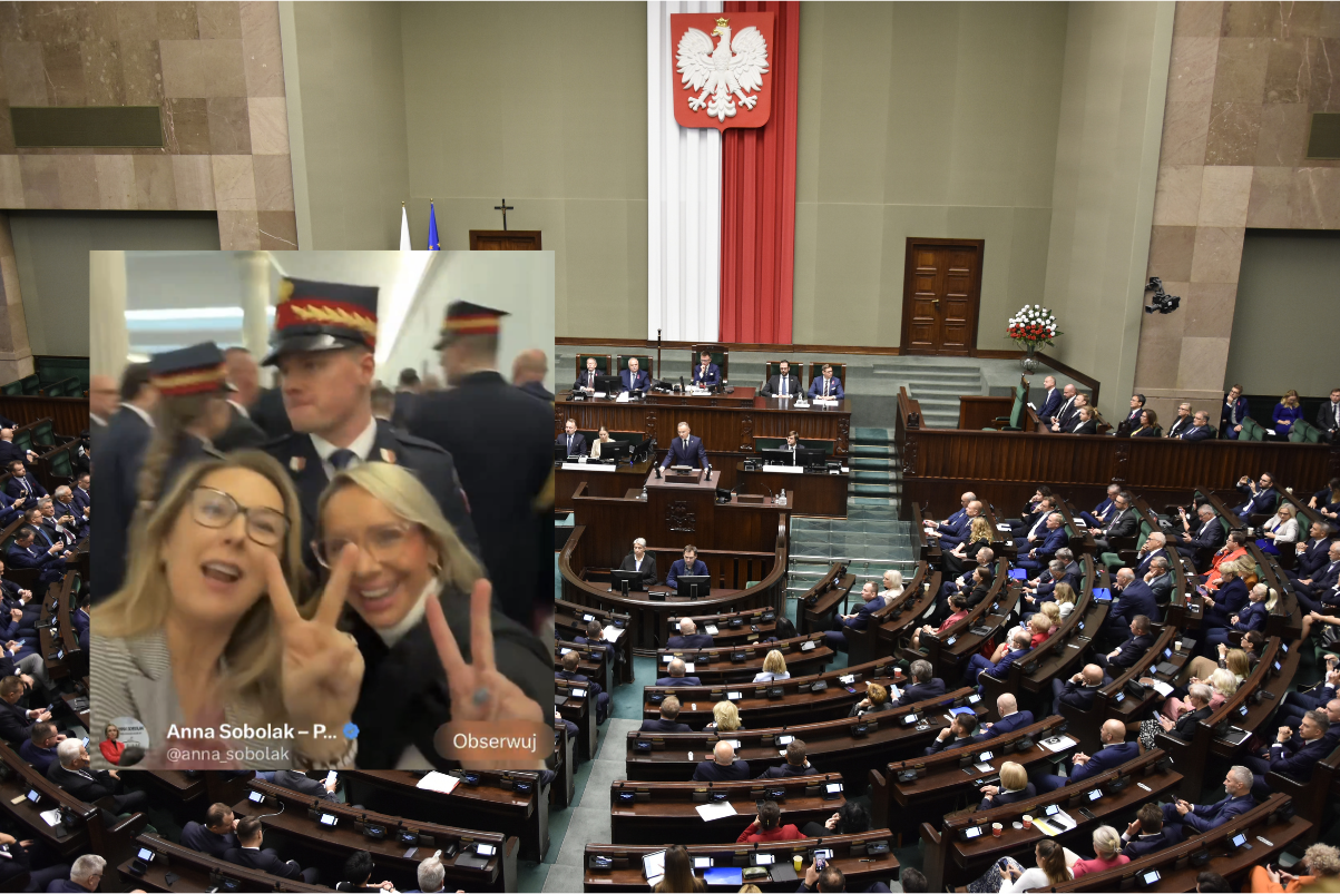 Przypominamy! Żenujące zachowanie posłanek przy Zełenskim