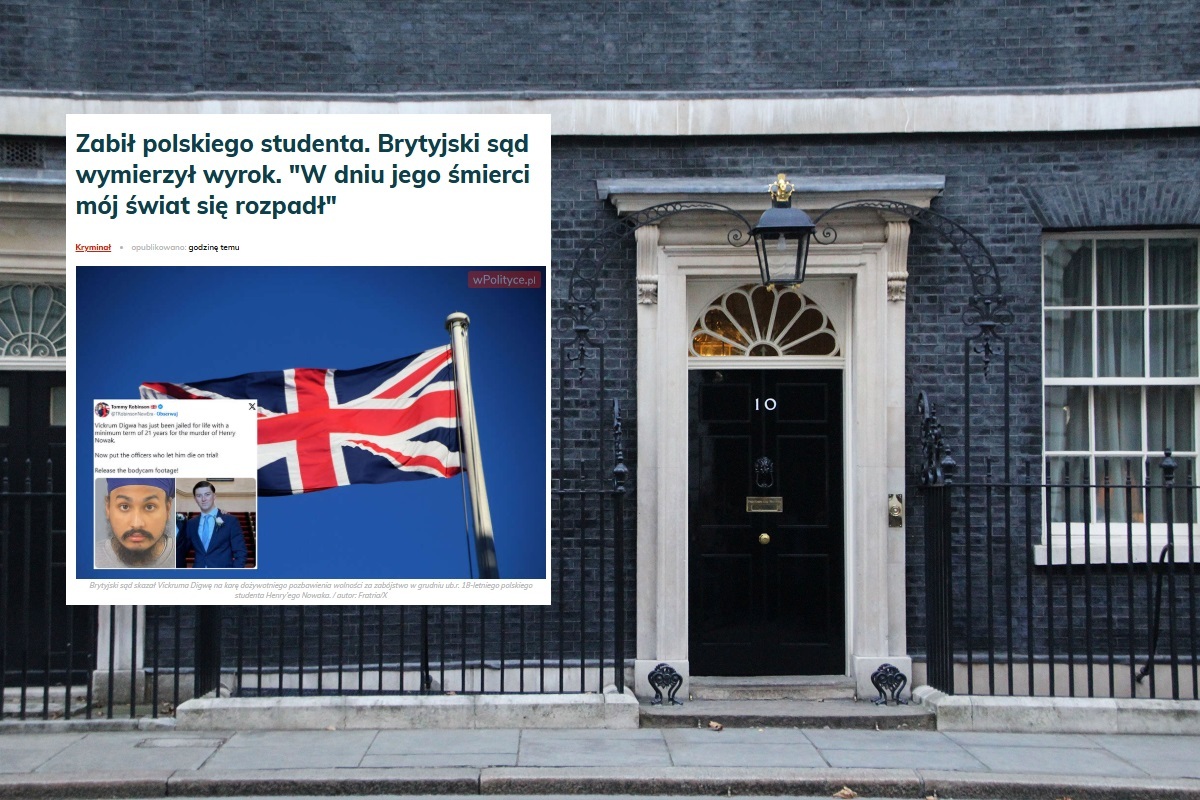 Zabójstwo polskiego studenta. Brytyjski premier zabiera głos