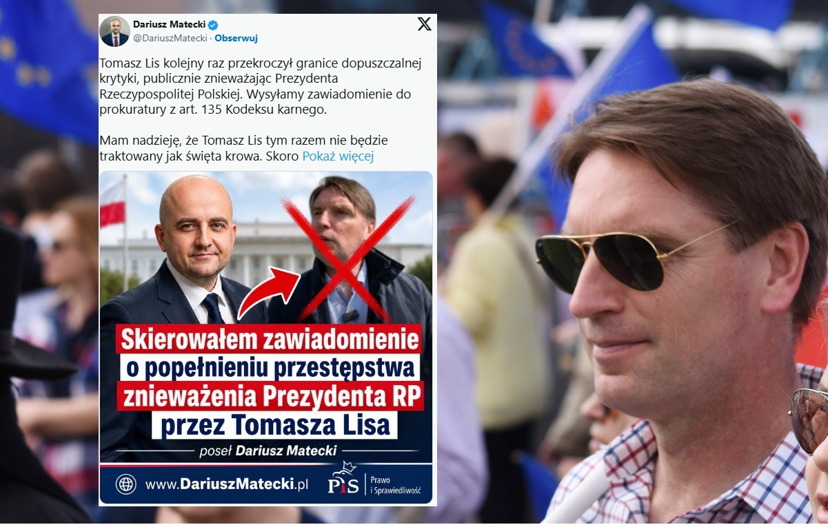 Koniec bezkarności Lisa? Matecki zawiadamia prokuraturę!