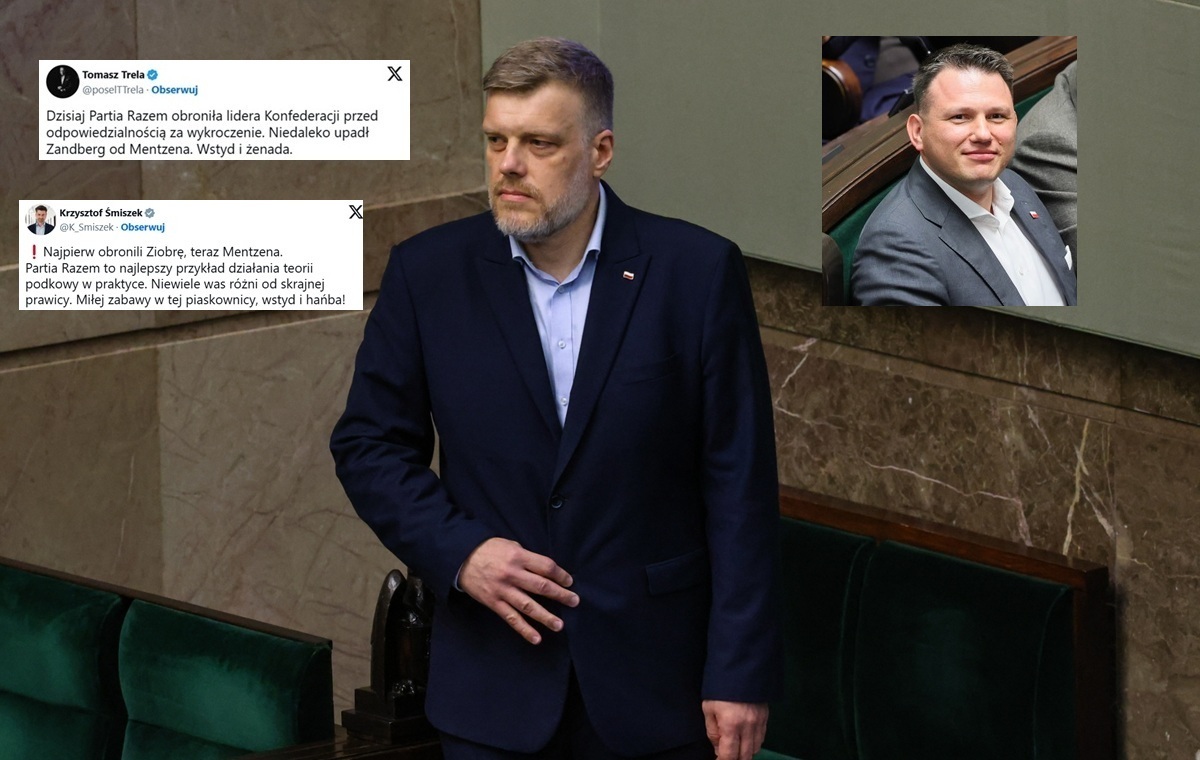 Wściekły atak posłów Lewicy na Razem! Poszło o... Mentzena
