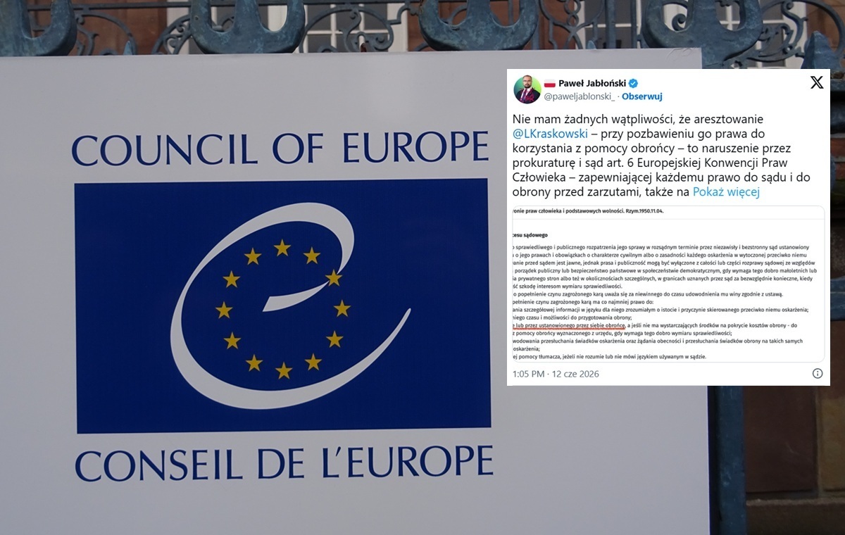 Rząd Tuska ma problem! Dziś RE dowie się o sprawie Kraskowskiego