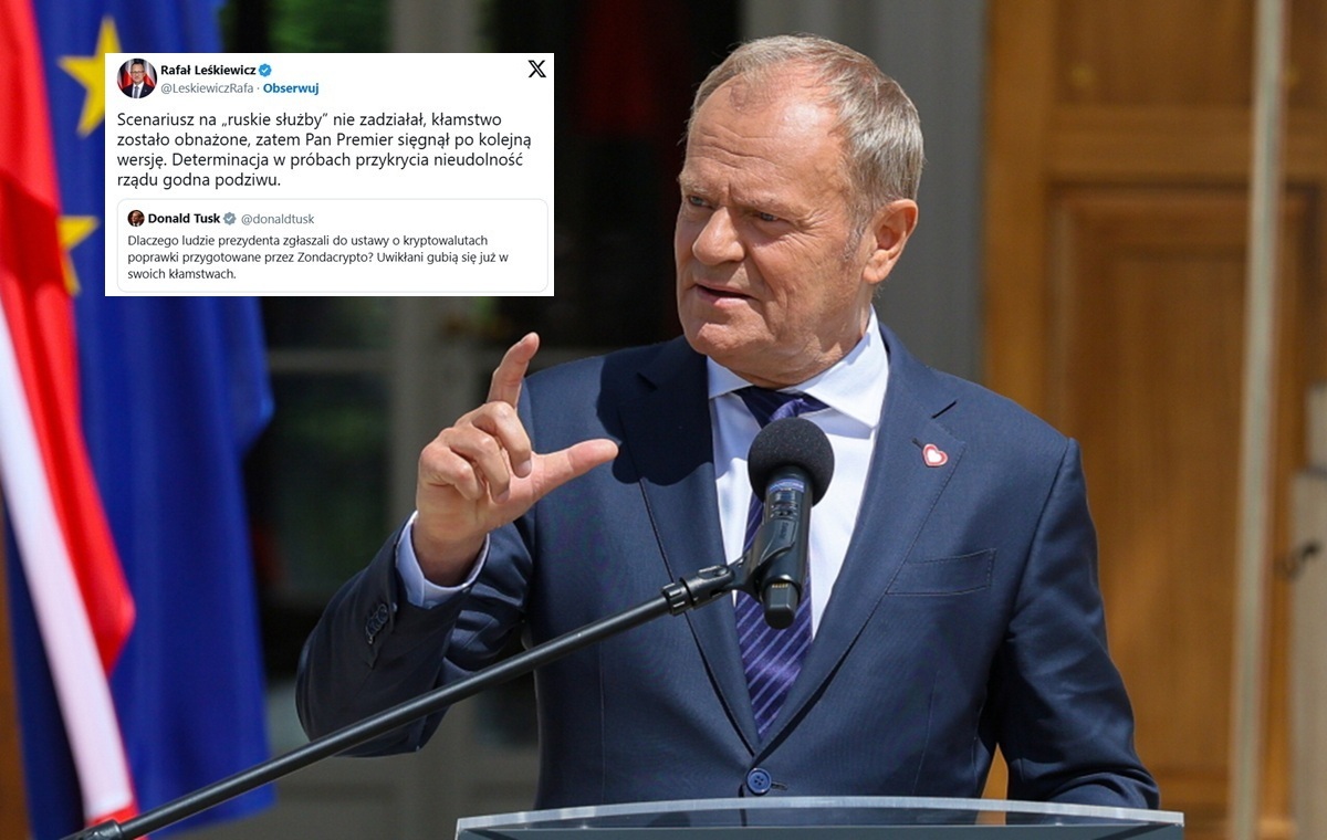 Tusk w panice w sprawie Zondacrypto! Forsuje nową narrację