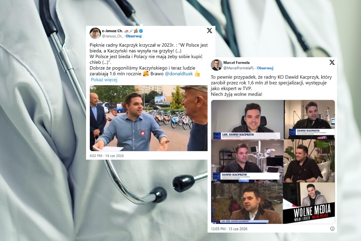A doctor, a Civic Platform councilman, and a "millionaire." In 2023, he was shouting that "there is poverty"