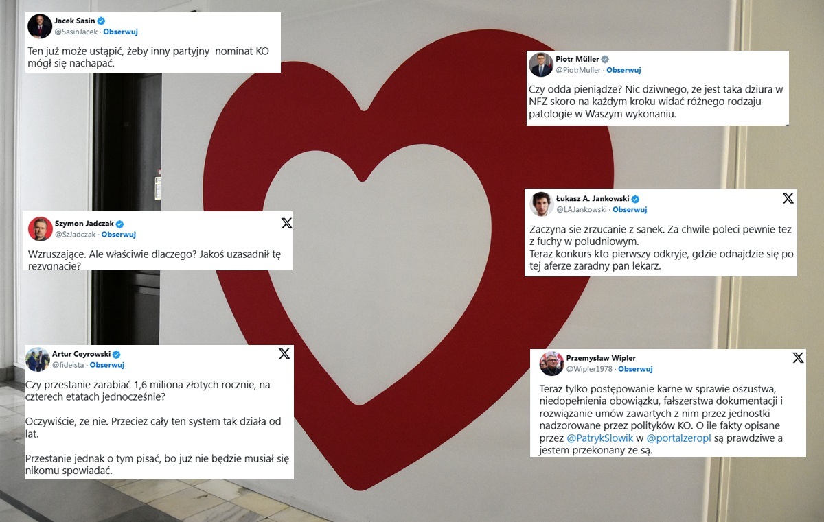 KO próbuje odcinać się od lekarza-milionera. Burza w sieci!