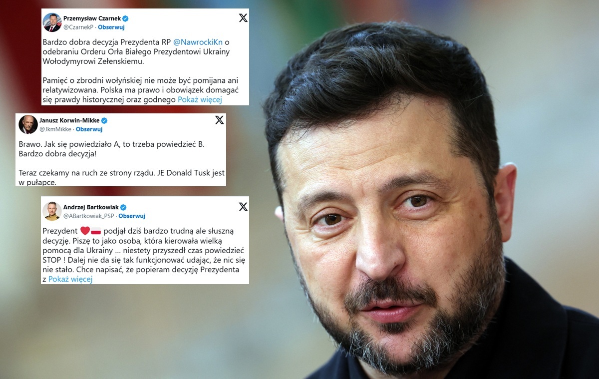 W sieci euforia po decyzji Nawrockiego ws. Zełenskiego