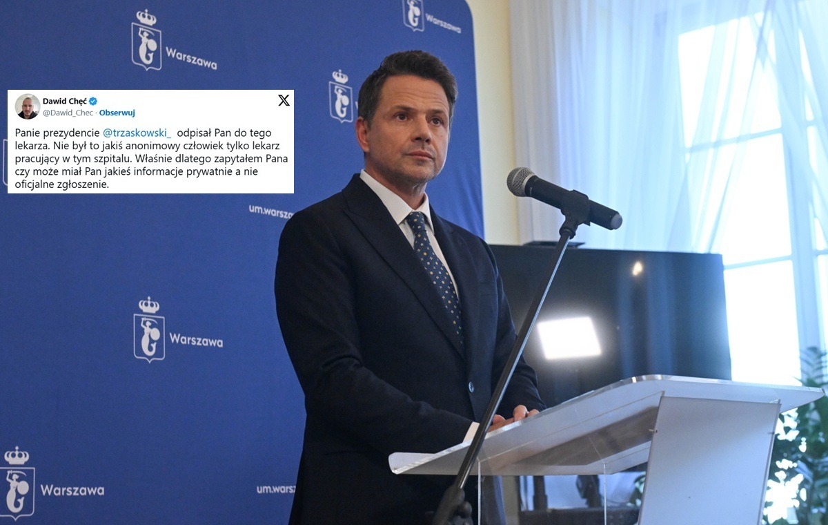 Trzaskowski kłamał ws. szpitala! Dziennikarz wszystko wykazał