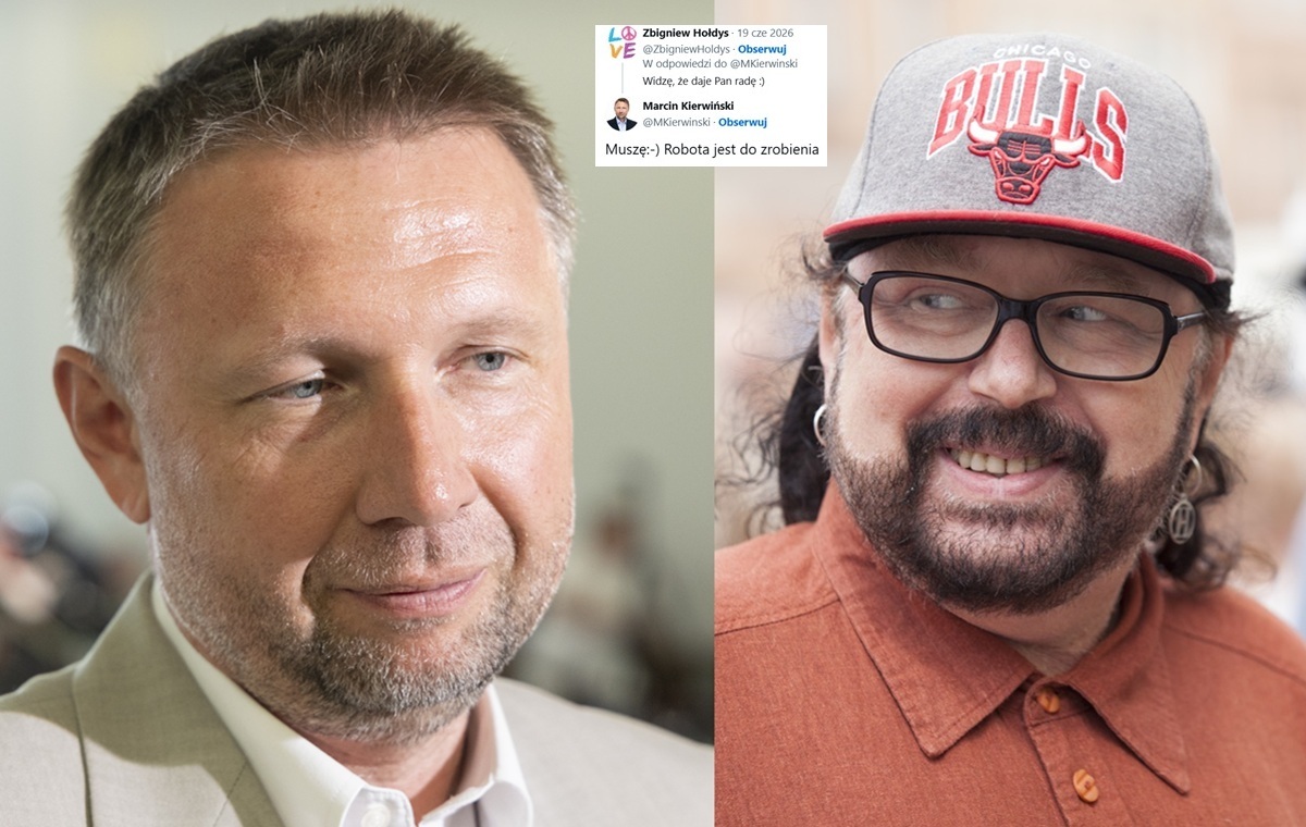 Hołdys i Kierwiński spijają sobie z dzióbków! "Daje Pan radę"