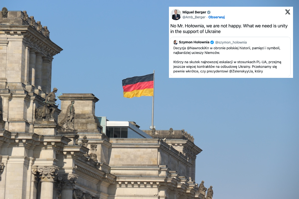Ciekawy wpis Hołowni. gwałtownie zareagował ambasador Niemiec