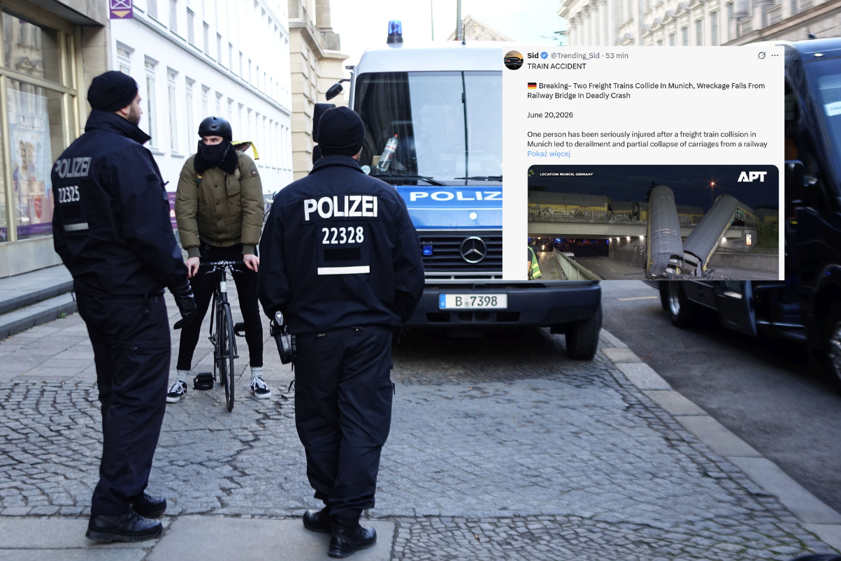 Pociąg runął z wiaduktu wprost na ulicę! Jak do tego doszło?