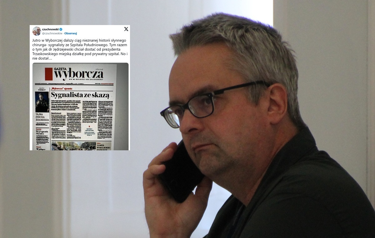 Czuchnowski zapowiada "bombę" uderzającą w... lekarza-sygnalistę