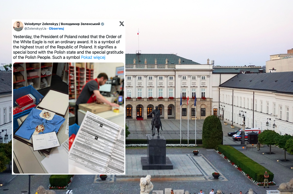 Order Zełenskiego już w Polsce. Co teraz? Ruch po stronie Tuska
