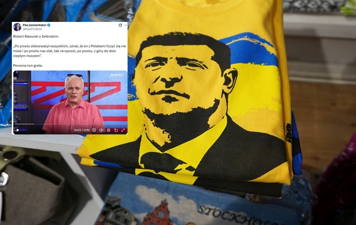 Mazurek wprost o Zełenskim. "Olał nas ciepłym moczem"
