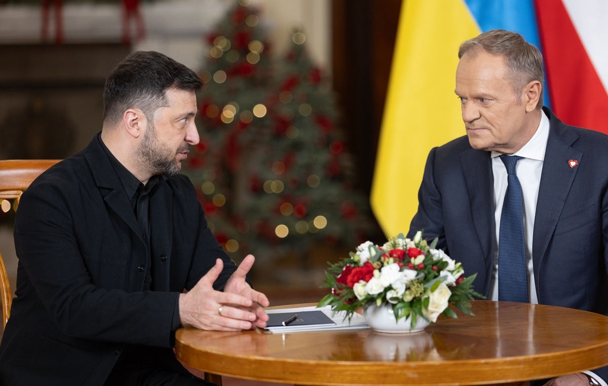 "Zełenski wystawia Tuska na pośmiewisko". Kulisy konferencji