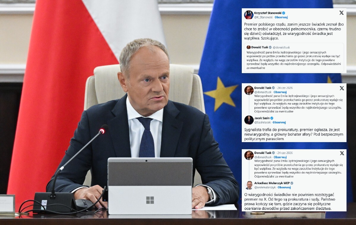 Tusk otwarcie uderza w lekarza! "Wydał instrukcje"; "Kryminał"