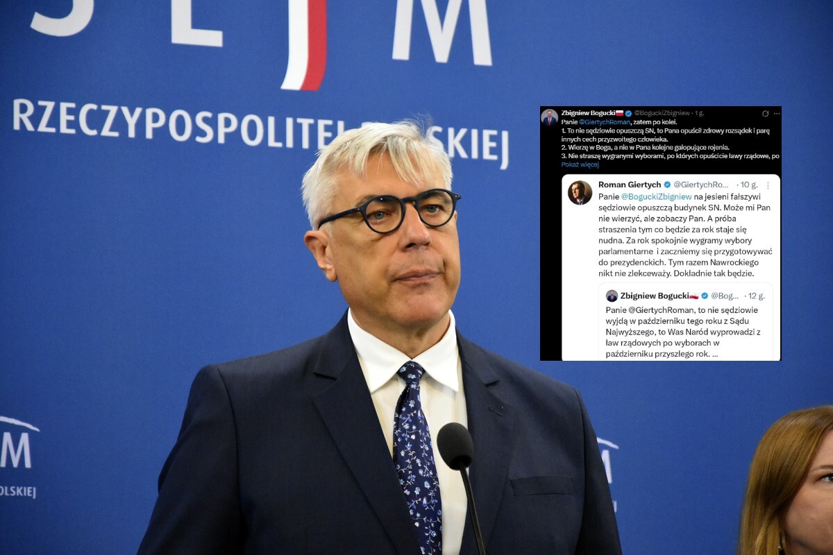 Bogucki puts Giertych in his place. "This time out of hatred"