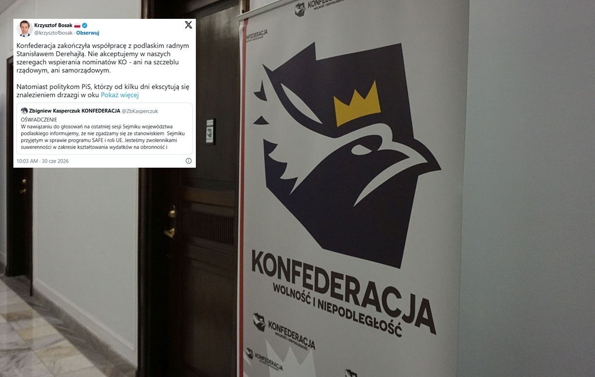 Konfederacja rozstaje się z gwiazdą memów! "Panie Areczku"