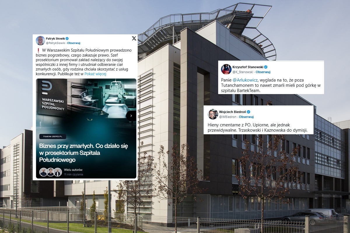 Nowa afera w Szpitalu Południowym! Biznes na zmarłych?