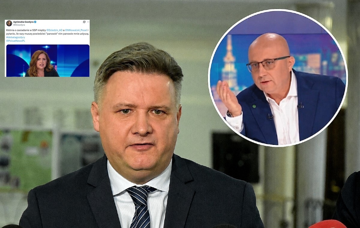Chaos u Gozdyry! Prowadząca zaczęła krzyczeć, politycy zamilkli