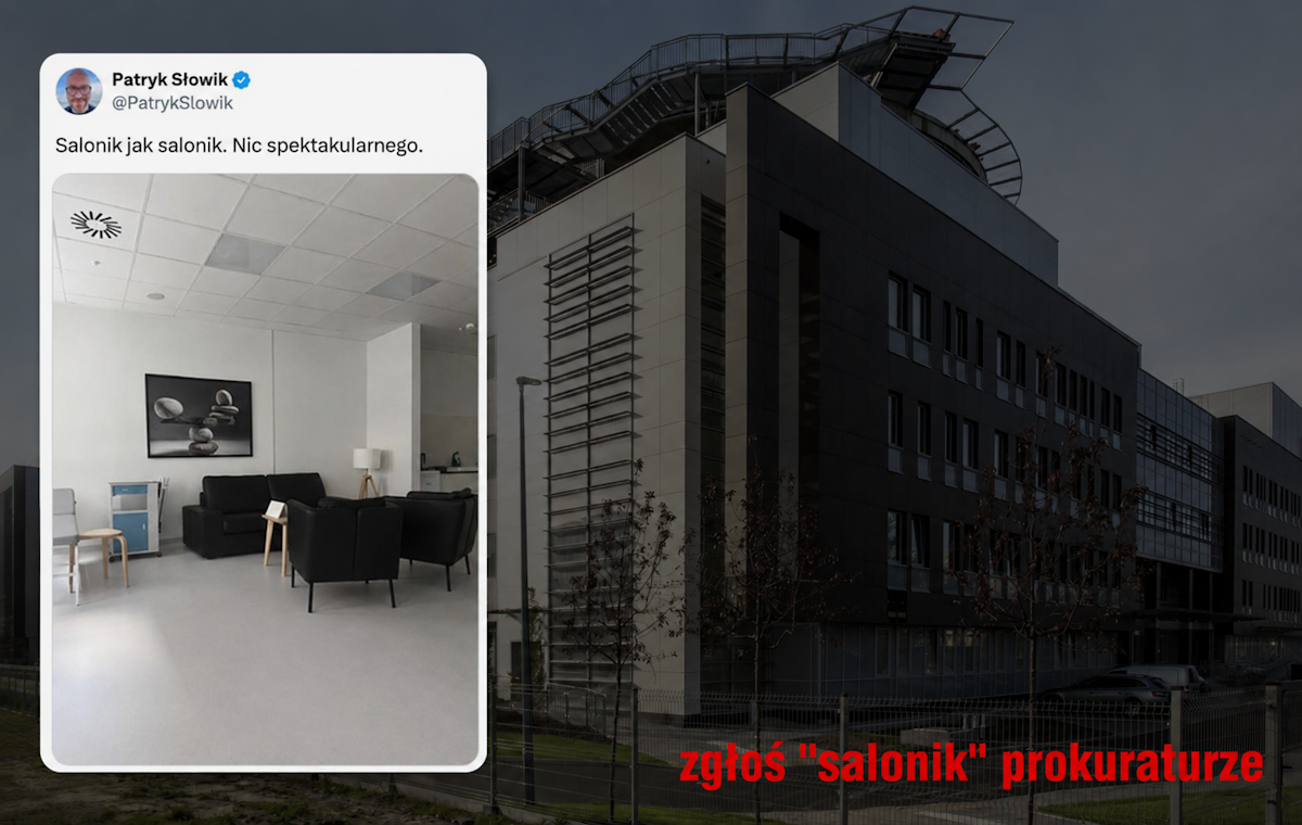 Tusk o "salonikach VIP". Lekarz: Z tym idzie się do prokuratury