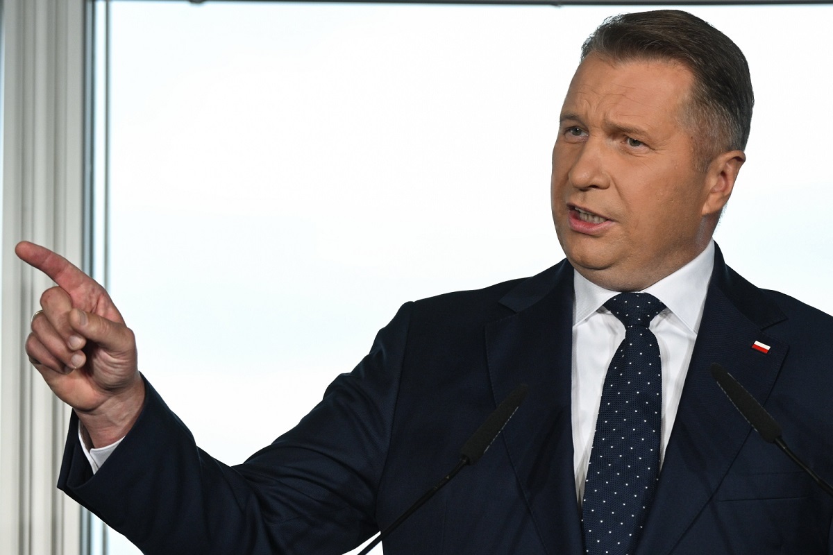 "Bezczelny typ!". Czarnek dosadnie o Tusku na konwencji