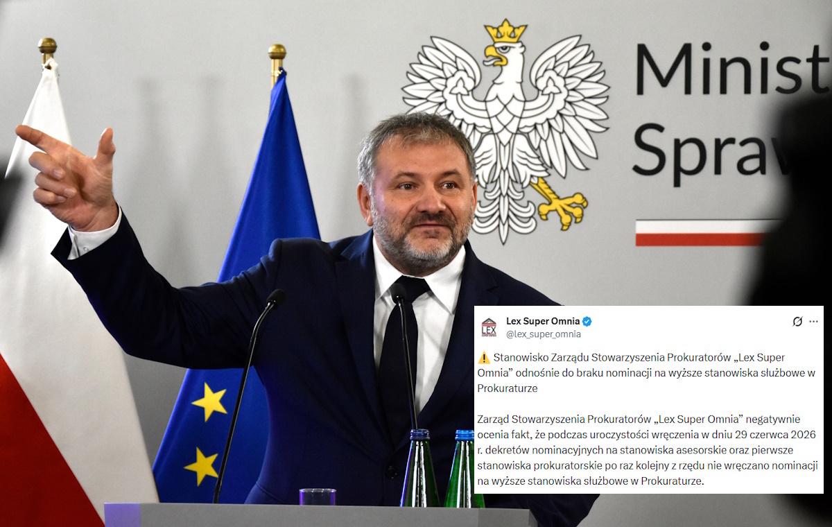 Żurek nie dał im awansów. „Lex Super Omnia” niezadowolona