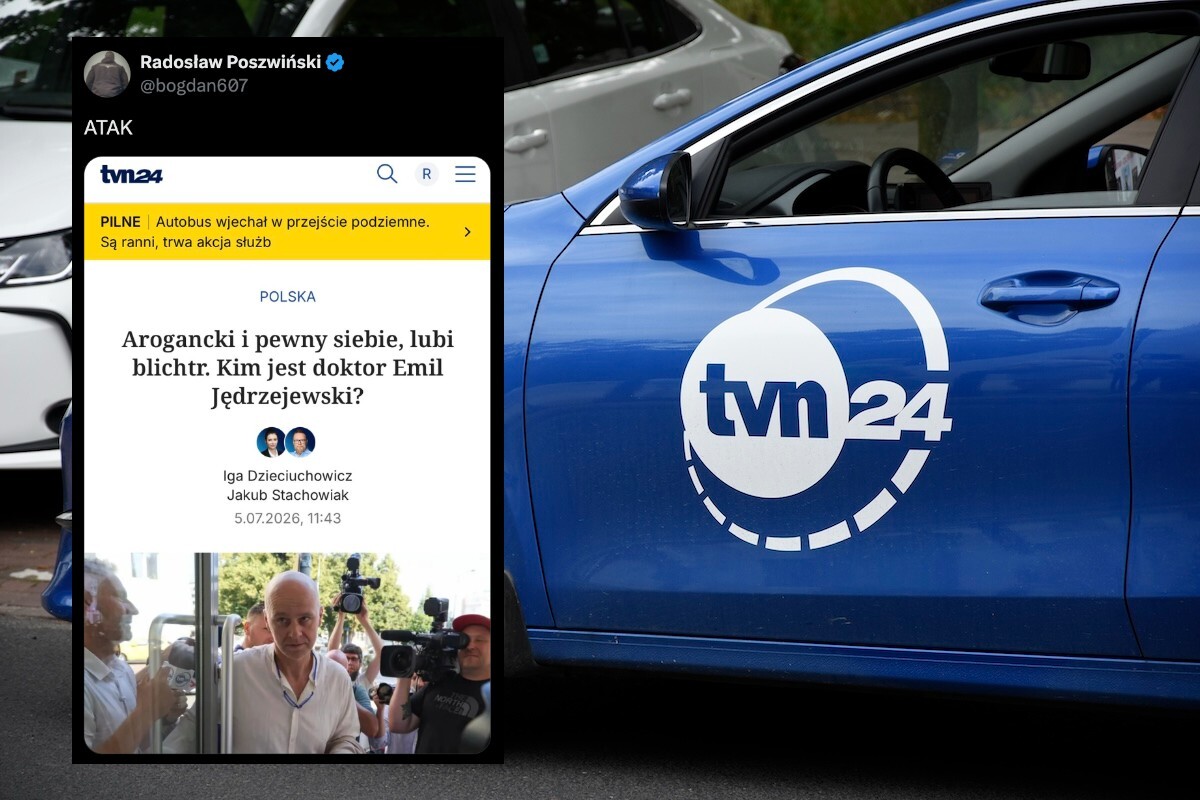 Dr Emil Jędrzejewski na celowniku TVN24! "Arogancki"
