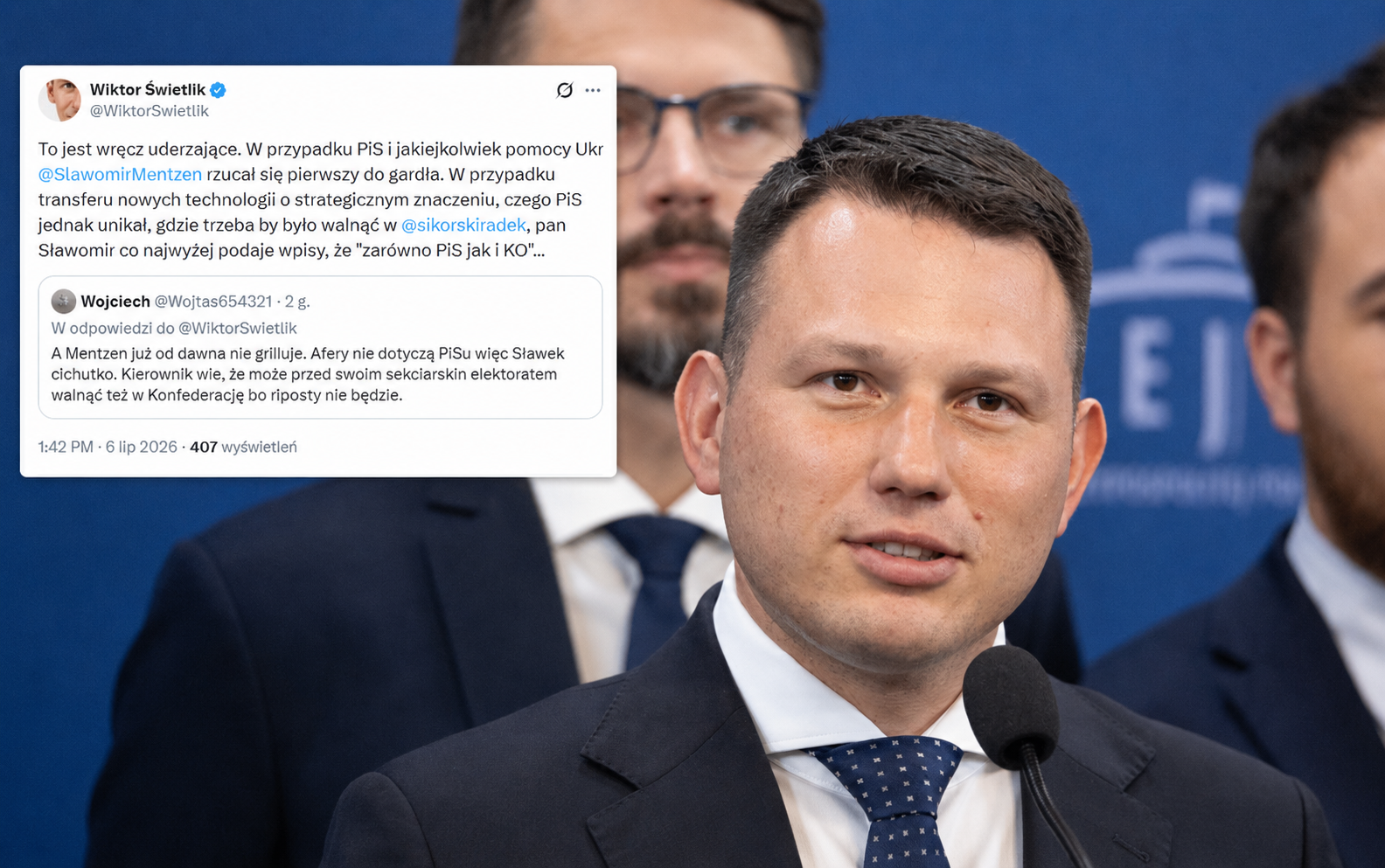 Mentzenowi już nie przeszkadza oddawanie broni Ukrainie?