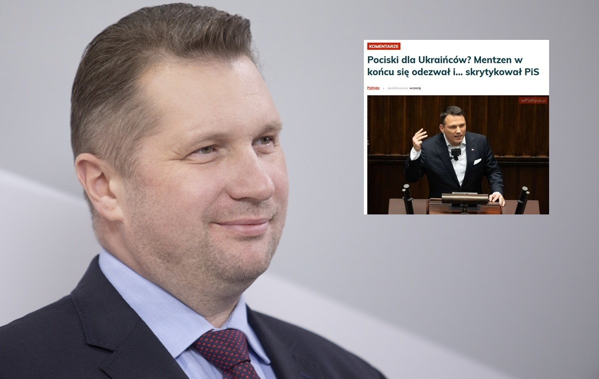 Ależ riposta! Czarnek wypomniał to Mentzenowi. "Prawda, Sławku?"