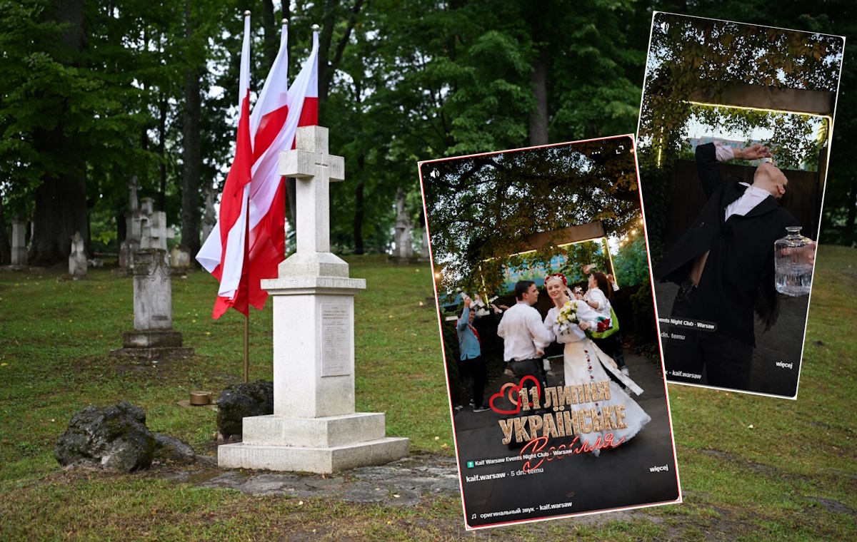 Shock in the Warsaw club. Ukrainians are holding a "wedding" on the anniversary