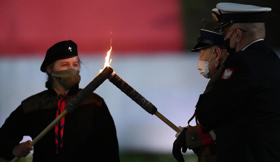 The celebration of the 81st anniversary of the outbreak of World War II at Westerplatte / autor: PAP/Adam Warżawa