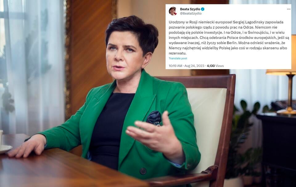 B. premier Beata Szydło / autor: Fratria