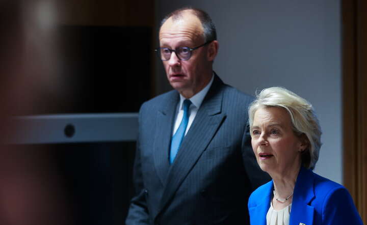 Koncepcja finansowa kanclerza Friedricha Meraz i szefowej KE Ursuli von der Leyen została odrzucona / autor: PAP/EPA/OLIVIER HOSLET 
