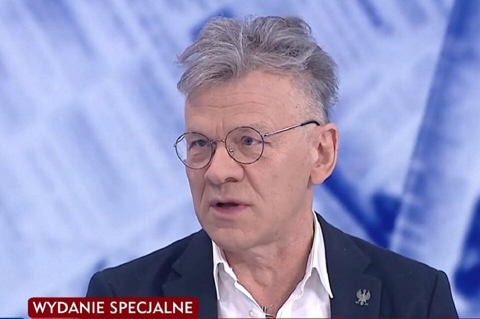 Maciej Pawlicki w "Salonie Dziennikarskim" / autor: Screen TVP Info