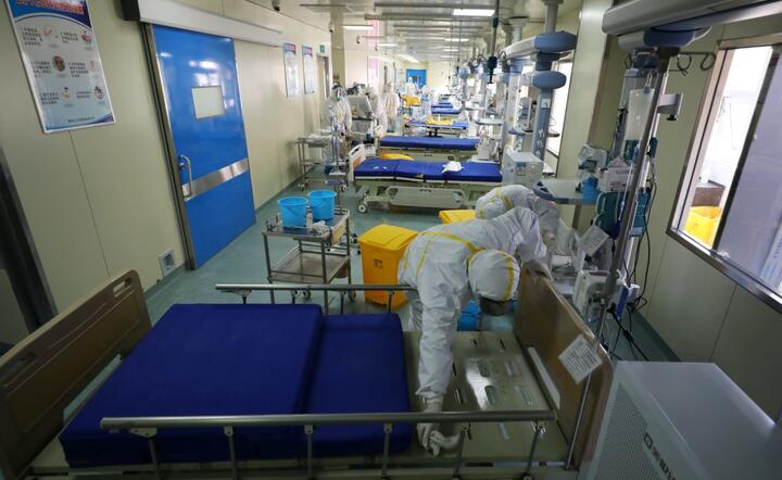 Szpital w Wuhan / autor: PAP/EPA/LI KE