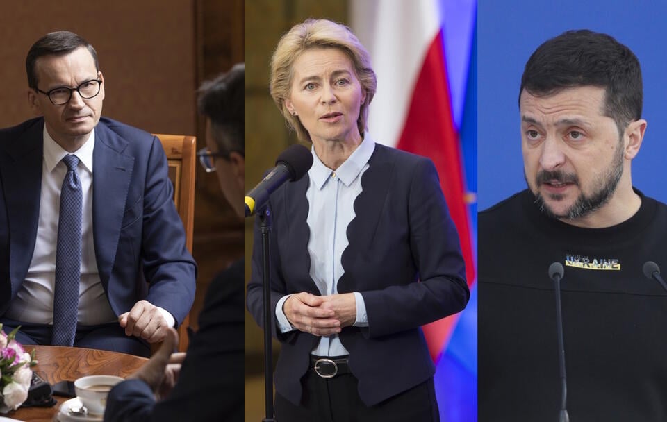 Morawiecki, von der Leyen, Zełenski / autor: Fratria