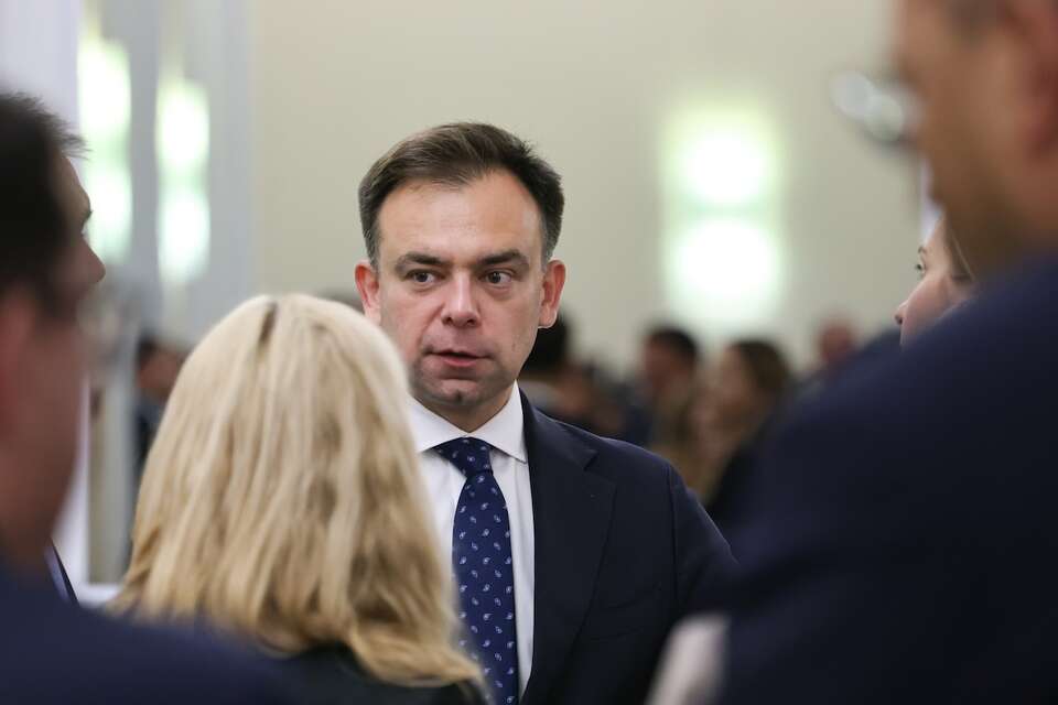 Minister finansów i gospodarki Andrzej Domański na posiedzeniu rządu w KPRM w Warszawie. / autor: PAP/Albert Zawada