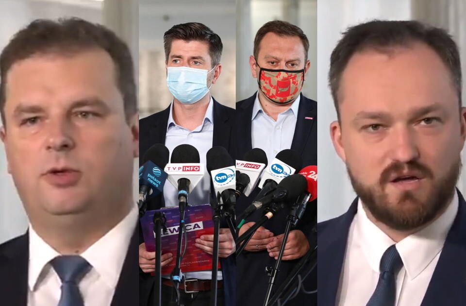 Tomasz Trela, Krzysztof Śmiszek Witold Tumanowicz, Jacek Wilk / autor: PAP/Tomasz Gzell. screenshot TT/Konfederacja 